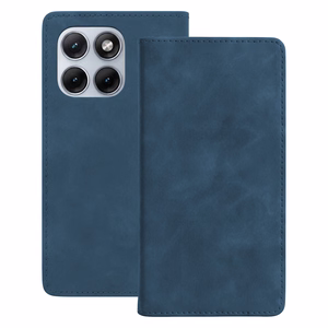 Smart Suede maciņš Motorola Edge 70 Fusion tumši zils