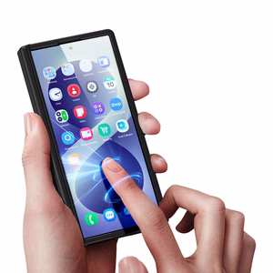Dux Ducis Kind vāciņš modelim Samsung Galaxy Z Fold 8 Ultra / Z Fold 7, ar statīvu, saderīgs ar MagSafe – melns
