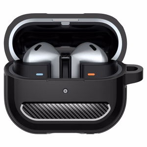 Spigen Rugged Armor viedtālruņa apvalks Samsung Galaxy Buds 3 / 3 Pro - melns