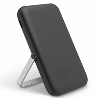 UNIQ Powerbank Hoveo 5000mAh USB-C 20W PD Fast charge Wireless Magnetic pelēks/charcoal pelēks