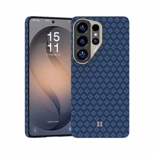 Benks Magnetic Armor Air Grid Kevlar maciņš metāla rāmis 600D A050 priekš Samsung Galaxy S26 Ultra zils
