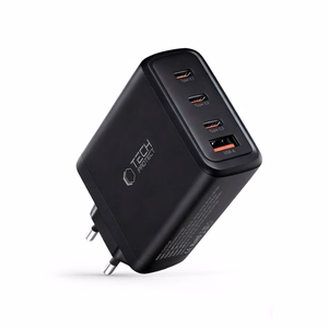 Tech-Protect NC140W-GAN 4 portu 140 W sienas lādētājs - melns