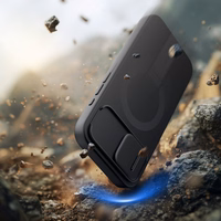 Tech-Protect Kevlar Aura magnētiskais viedtālruņa apvalks iPhone 16e - melns