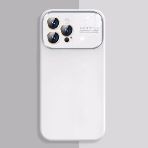 Mīksts silikona objektīva apvalks Iphone 14 Pro Max balta
