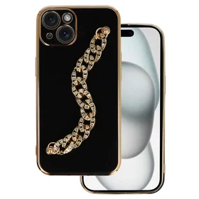 Moderns viedtālruņa apvalks Iphone 13 dizains 4 melna