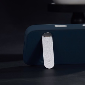 Moshi Kameleon MagSafe vāciņš ierīcei iPhone 17 Pro, ar statīva funkciju, “Dusk Blue” krāsā