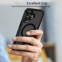 Tech-Protect MagCam MagSafe viedtālruņa apvalks iPhone 17 - matēts melns