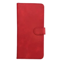 Universāls grāmatas tipa viedtālruņa apvalks COMMON izmērs XL, paredzēts SAMSUNG A12 / A13 4G / A34 5G / A02s / XIAOMI Redmi 12 4G / 12C / NOTE 12 4G / 12 PRO 5G / OPPO A53s / A72 / A92, sarkans