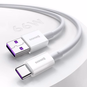 Baseus kabelis Superior USB - USB-C 1,0 m balts 66W