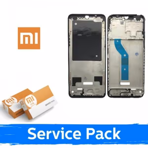 LCD displejs saderīgs ar Xiaomi Redmi 14C 4G / Poco C75 melns ar rāmi (Service Pack)