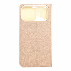 Флип-чехол для iPhone 17 PRO MAX Luna Book Gold золотой