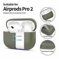 Tech-Protect silikona apvalks Apple AirPods Pro 1 / 2 - zaļš