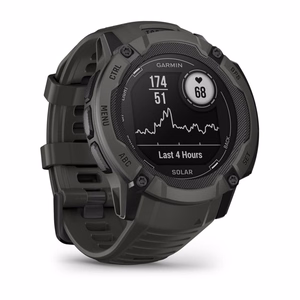 Garmin Instinct 2X Solar digitālais GPS viedpulkstenis, 2,79 cm (1,1"), MIP, 50 mm, 176 × 176 pikseļi, skārienekrāns, grafīta krāsa, satelīta GPS