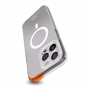 SBS D3O magnētiskais MagSafe apvalks iPhone 15 Pro viedtālrunim – caurspīdīgs