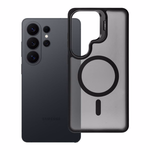 Maciņš priekš Samsung S26 ULTRA Forcell F-Protect Shadow Stand Premium saderīgs ar MagSafe melns