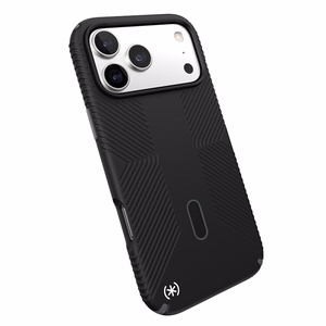 Speck Presidio2 Grip MagSafe with ClickLock vāciņš ierīcei iPhone 17 Pro Max, “Black / Slate Grey” krāsā