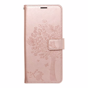 MEZZO Grāmatu futrālis priekš SAMSUNG A37 5G tree rose gold
