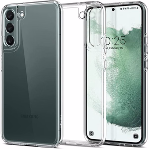Spigen Ultra Hybrid viedtālruņa apvalks Samsung Galaxy S22 - Caurspīdīgs
