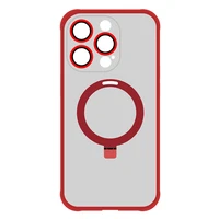 Tel Protect MagSafe ar statīvu viedtālruņa apvalks iPhone 12 Pro Max (m) - sarkans (m)