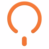 MagSafe Tech-Protect MMP-200 magnētiskais gredzens tālrunim - oranžs