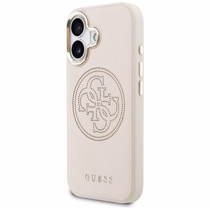 Guess Perforated 4G MagSafe Maciņš for iPhone 17 - rozā