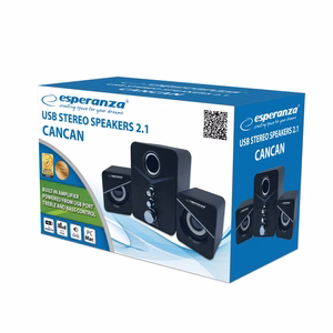 Esperanza EP153 USB 2.1 skaļruņu komplekts 6 W melns