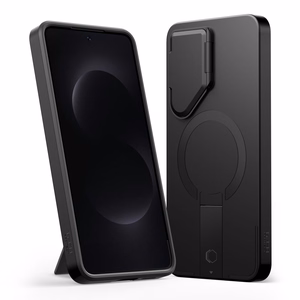 Tech-Protect Kevlar Aura MagSafe Maciņš for Samsung Galaxy S26 - melns and oranžs