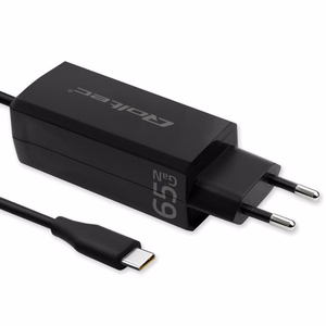 Qoltec 52419 65W GaN super ātrais lādētājs | 5-20V | 3-3.25A | USB-C 3.1