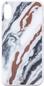 Laut MINERAL GLASS vāciņš ierīcei iPhone XS Max, minerālu balts
