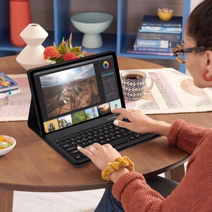 Tech-Protect SC Pen + Tastatūras viedtālruņa apvalks ar tastatūru Samsung Galaxy Tab A9+ 11" X210 / X215 / X216 - Melns