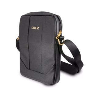 Guess Saffiano 10 collu plansetes soma - melns