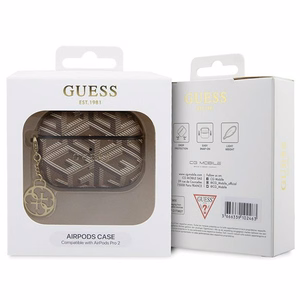 Guess GUAP2PGCE4CW apvalks AirPods Pro 2 - brūns GCube Charm