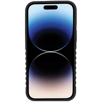 Audi sintētiskās ādas viedtālruņa apvalks MagSafe iPhone 14 Pro Max - melns