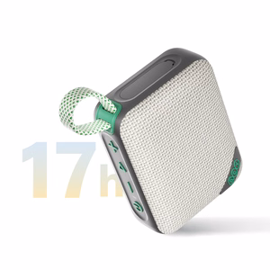 QCY SP2 IP67 Bluetooth Speaker with RGB Backlight and Stereo Mode - Gray Green