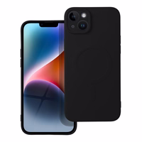 SILICONE MAG COVER viedtālruņa apvalks saderīgs ar MagSafe iPhone 14 Plus melns