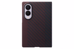 Samsung Galaxy Z Fold8 aramīda šķiedras magnētiskais vāciņš ar 2 pretatspīduma plēvēm, violets