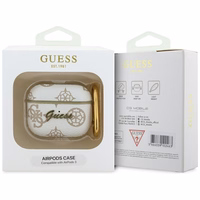 Guess GUA3PG4GPH AirPods 3 apvalks balts 4G Hook