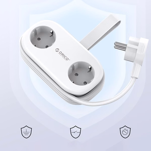 Orico AP3 20W GaN 5in1 strāvas sadalītājs 2x AC + 2x USB-A + 1x USB-C - balts