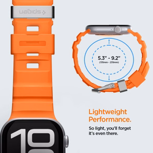 SPIGEN WBS2 siksniņa APPLE WATCH 8 / 9 / 10 / 11 / SE / ULTRA (44 / 45 / 46 / 49 MM) oranžš