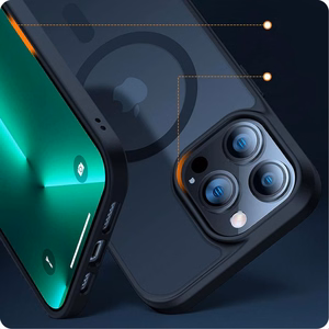 Tech-Protect MagMat MagSafe iPhone 15 apvalks - caurspīdīgi melns