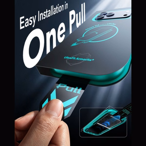 ESR UltraFit Armorite 2 rūdītu stiklu komplekts, paredzēts iPhone 18 Pro / 17 Pro, melns