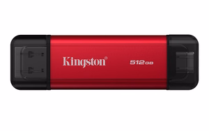 Kingston Technology 512GB divkanāļu USB-A/C portatīvais SSD, līdz 1050MB/s USB 3.2 Gen 2