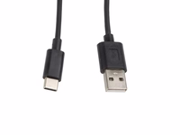 LANBERG USB CABLE 2.0 TYPE-C(M)-AM 1M, melns