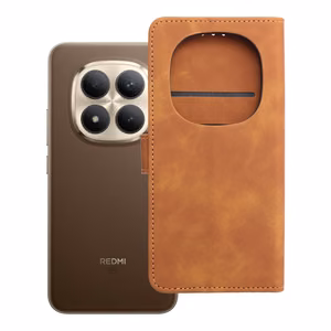 Flip case for Xiaomi Redmi NOTE 15 PRO PLUS 5G Tender Book brown