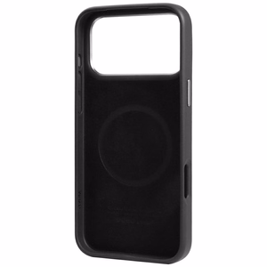 Audi R8 Genuine Leather MagSafe чехол iPhone 17 Pro Max - черный и красный
