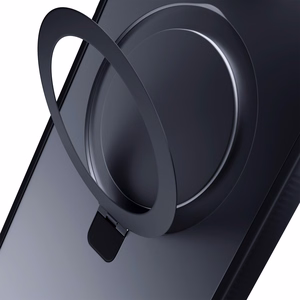 3mk dūmakains magnētiskais viedtālruņa apvalks ar statīvu Samsung Galaxy S25 Ultra - melns