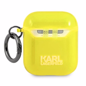 Karl Lagerfeld Choupette чехол для AirPods 1/2 - жёлтый