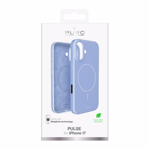 Puro Pulse iPhone 17 polikarbonāta aizsargapvalks - zils