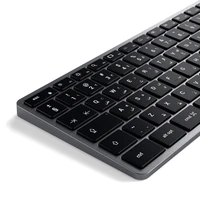 Wire keyboard USB C QWERTY Satechi Slim W3 Wired ST-UCSW3M space gray