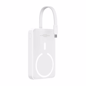 Magnētiskais portatīvais lādētājs Baseus Mini 10000mAh 30W (balts) Bayern Edition